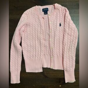 Polo by Ralph Lauren Pink Cable Knit Sweater